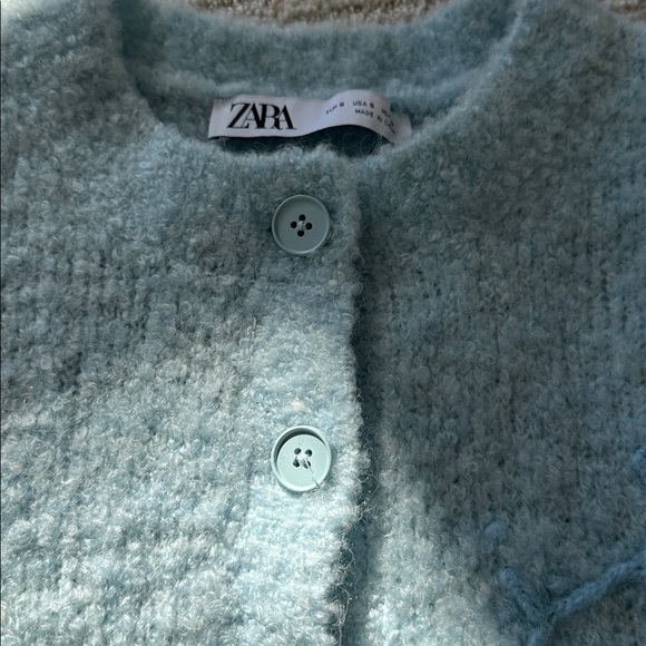 Zara knit button down shirt size small - Picture 4 of 4